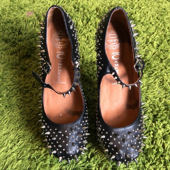 BEAUTIFUL JEFFREY CAMPBELL ANTI GRAVITY WEDGE 7.5 - Picture 2 of 3